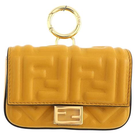 fendi nano baguette charm magenta.